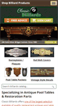 Mobile Screenshot of classicbilliards.net